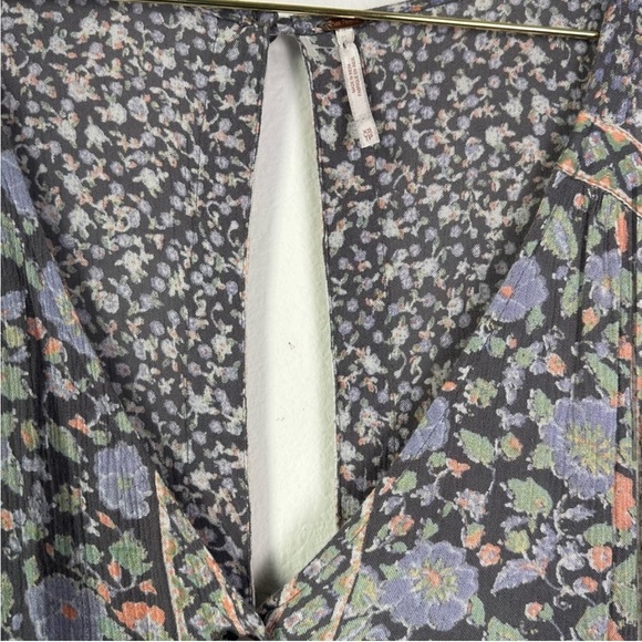 Free People Sleeveless Lilac Floral Jumpsuit US S - Picture 4 of 4